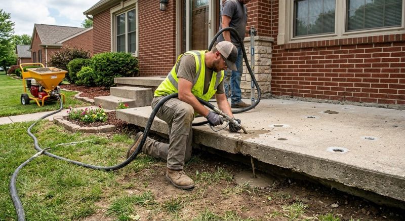 Patio Leveling in West Des Moines, IA
