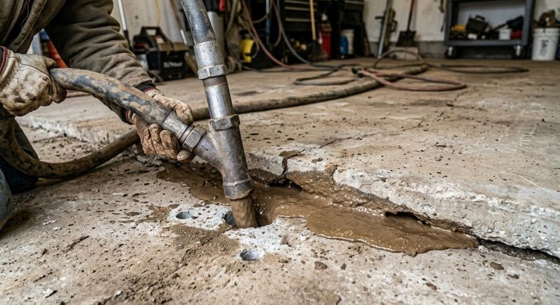 Sunken Slab Repair in West Des Moines, IA