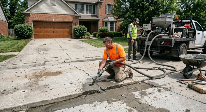Walkway Leveling in West Des Moines, IA
